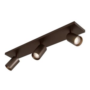 Highlight spot Mila – 3 lichts – 65 x 15 cm – bruin