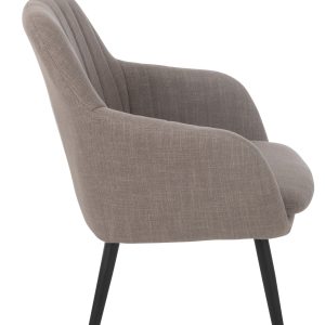 J-Line stoel Miles – staal/schuim – taupe J-Line stoel Miles – staal/schuim – taupe