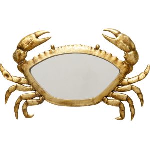 Kare Design Wanddecoratie spiegel krab Kare Design Wanddecoratie spiegel krab