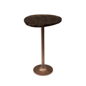 Giga Meubel Bijzettafel Eclipse – Koper Metaal/Glas – 38x33x60cm Giga Meubel Bijzettafel Eclipse – Koper Metaal/Glas – 38x33x60cm