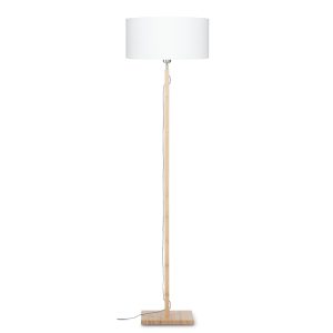 GOOD&MOJO vloerlamp Fuji – wit – Ø47cm