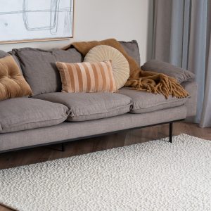 Wollen vloerkleed Nuta ivoor/wit – Interieur05