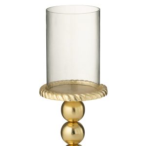 J-Line kandelaar – aluminium – goud – small