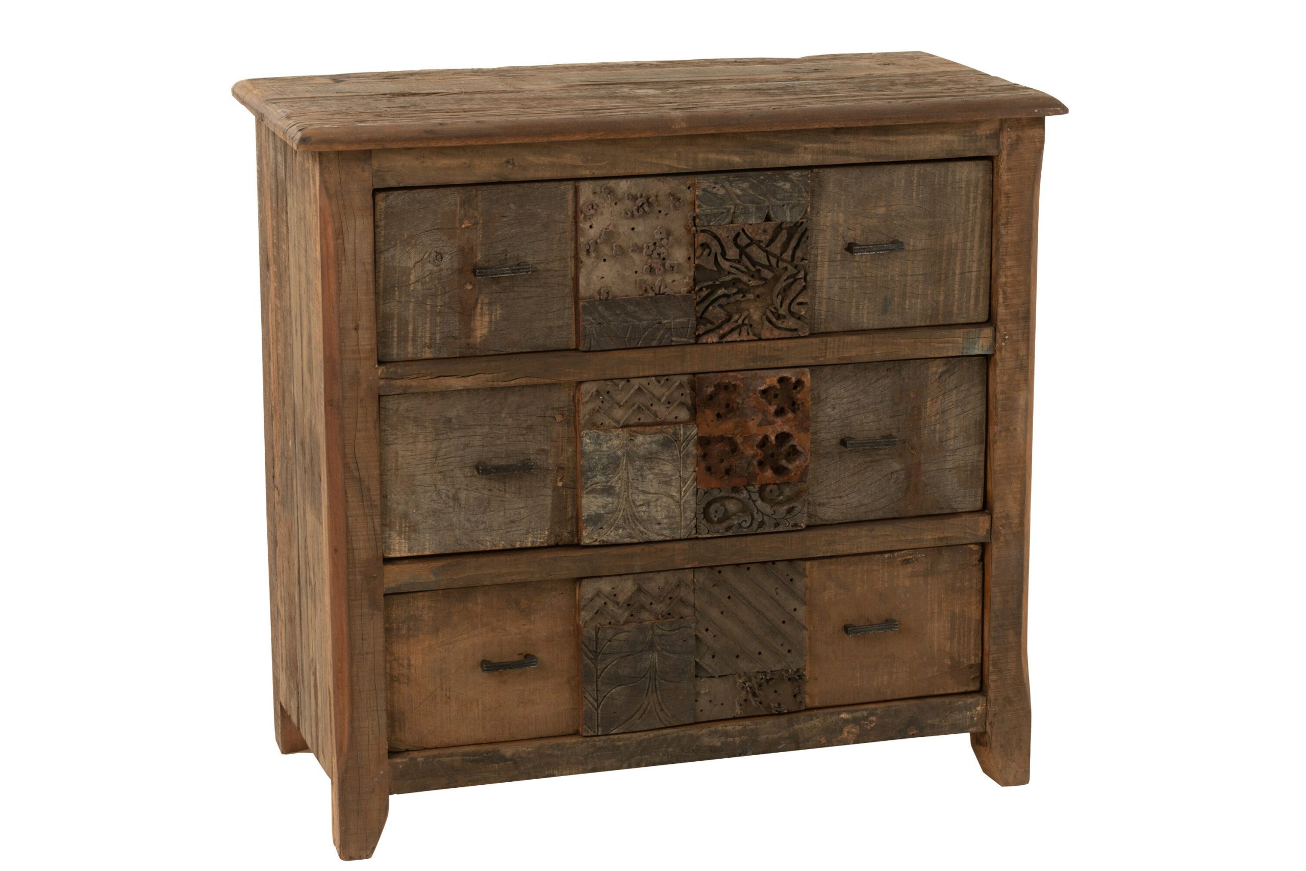 J-Line kast Verouderd - hout - bruin