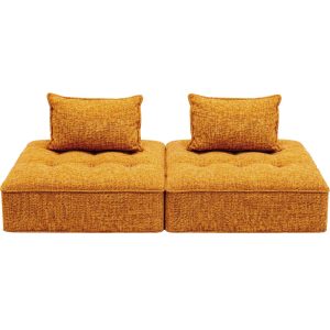 Kare Design Sofa Portofino 2-Zits oranje