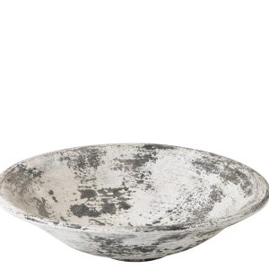 J-Line schaal Ruby – keramiek – zwart/wit J-Line schaal Ruby – keramiek – zwart/wit