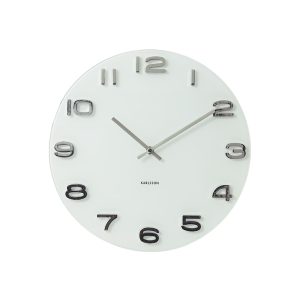 Karlsson wandklok Vintage – wit – Ø35cm