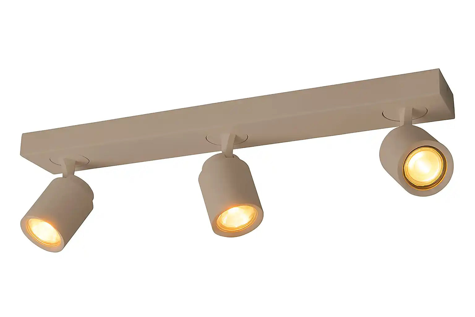 Freelight spot Razza - 3 lichts - 54 x 14 cm - beige