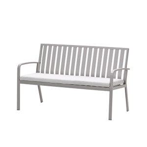 Bruno parkbank – aluminium – taupe – valley sand Bruno parkbank – aluminium – taupe – valley sand