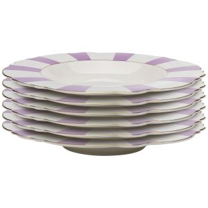Kare Design Soepborden Harlequin Ø23cm paars (6/set)