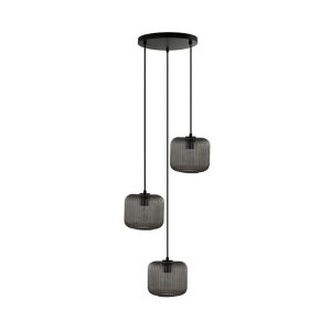 HOME DELUXE Hanglamp van glas LILY – Grijs rook HOME DELUXE Hanglamp van glas LILY – Grijs rook