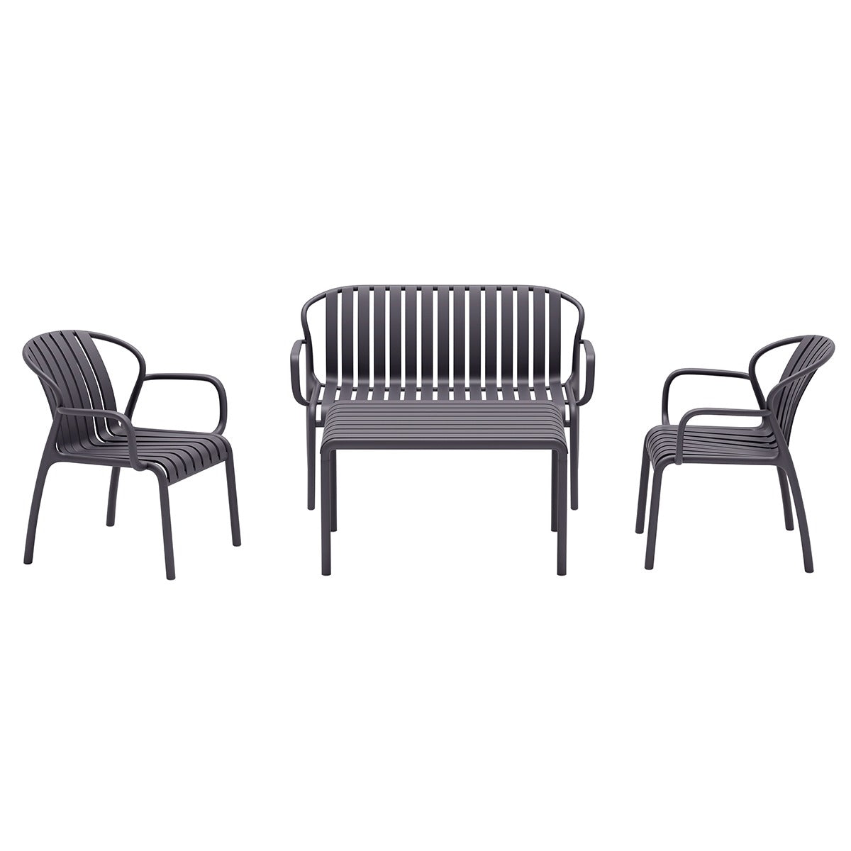 Garden Impressions loungeset Jade donker grijs
