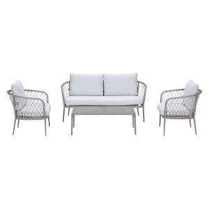 Garden Impressionsloungeset Stella taupe – natural sand