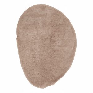 Interieur05 organisch vloerkleed Furr – bruin – 290 x 200 cm