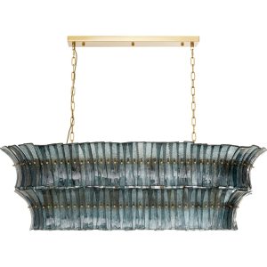 Kare Design Hanglamp Venezia blauw 130cm