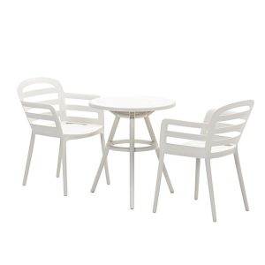 Garden Impressions tuintafel Faria zand kleurig – Ø60 cm