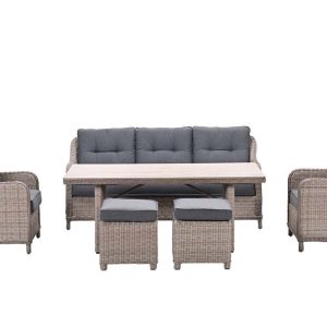 Garden Impressions kruk Nova vintage willow – lounge dining