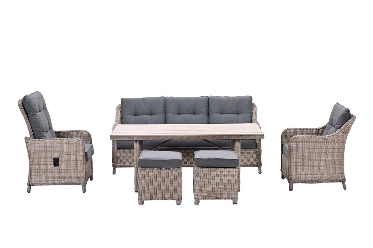 Garden Impressions kruk Nova vintage willow - lounge dining