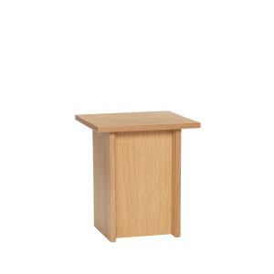 Hübsch bijzettafel Straight – mdf/eikenfineer – 35x35xh40cm Hübsch bijzettafel Straight – mdf/eikenfineer – 35x35xh40cm