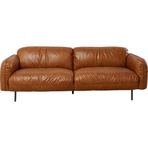 Kare Design Sofa Calgary 3-Zits braun