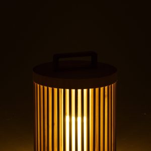 J-Line lamp Cylinder – sparhout – naturel – large – LED lichtjes J-Line lamp Cylinder – sparhout – naturel – large – LED lichtjes