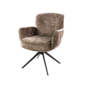Giga Living Eetkamerstoel Forza – Champagne – Draaibaar – Set van 2 Giga Living Eetkamerstoel Forza – Champagne – Draaibaar – Set van 2
