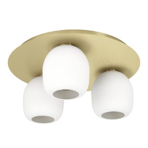 EGLO plafondlamp Manzanares – e27 – ø 45 cm – wit/goud EGLO plafondlamp Manzanares – e27 – ø 45 cm – wit/goud