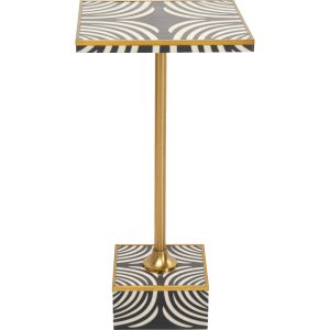 Kare Design Bijzettafel zebra 25x25cm