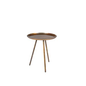 Housecraft Living Frost Bijzettafel Rond 39 cm Metaal/ Koper