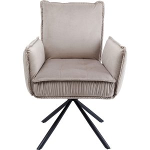 Kare Design Stoel met armleuning Chelsea Grijs Kare Design Stoel met armleuning Chelsea Grijs