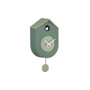 Karlsson wandklok Grato Cuckoo – groen – 9.2×17.5×33.2cm