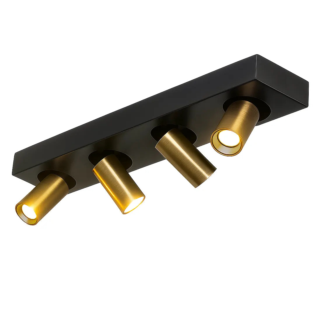 Highlight spot Eliano - 4 lichts - 48 x 12.5 cm - brons