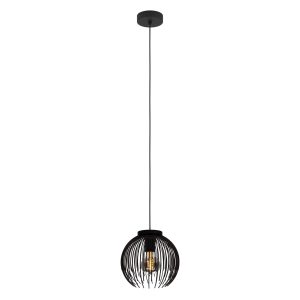 EGLO hanglamp Venezuela-A – E27 – Ø 23,5 cm – Zwart EGLO hanglamp Venezuela-A – E27 – Ø 23,5 cm – Zwart