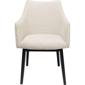 Kare Design Stoel met armleuning Modino creme Kare Design Stoel met armleuning Modino creme