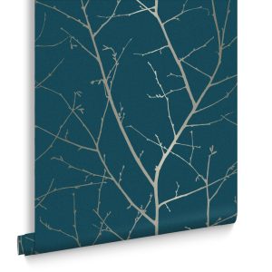 Graham & Brown Vliesbehang – Boreas Teal – 10mx53cm Graham & Brown Vliesbehang – Boreas Teal – 10mx53cm