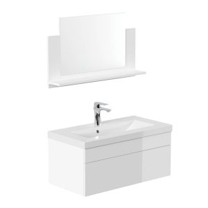 Home Deluxe Badkamermeubel WANGEROOGE GROOT Wit M Home Deluxe Badkamermeubel WANGEROOGE GROOT Wit M