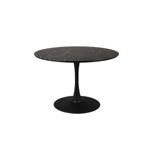 Housecraft Living Maru Eettafel Rond 110 cm Marmerlook Zwart Housecraft Living Maru Eettafel Rond 110 cm Marmerlook Zwart