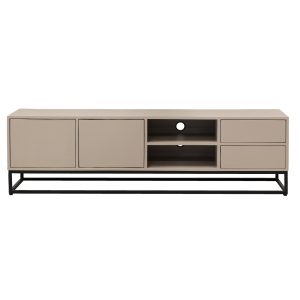 Giga Meubel Tv-Meubel Cervi – Mangohout/Metaal – Taupe – 180cm