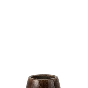 J-Line bloempot 2 Delig – keramiek – wit/bruin – medium J-Line bloempot 2 Delig – keramiek – wit/bruin – medium