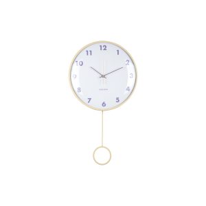 Karlsson wandklok Cheeky Dome – geel – 7.1×35.5×61.5cm Karlsson wandklok Cheeky Dome – geel – 7.1×35.5×61.5cm