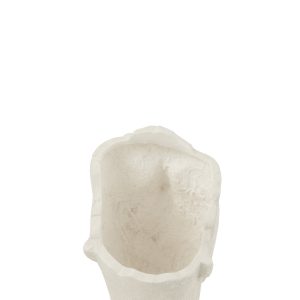 J-Line bloempot David – keramiek – wit – small – Ø 22 cm J-Line bloempot David – keramiek – wit – small – Ø 22 cm