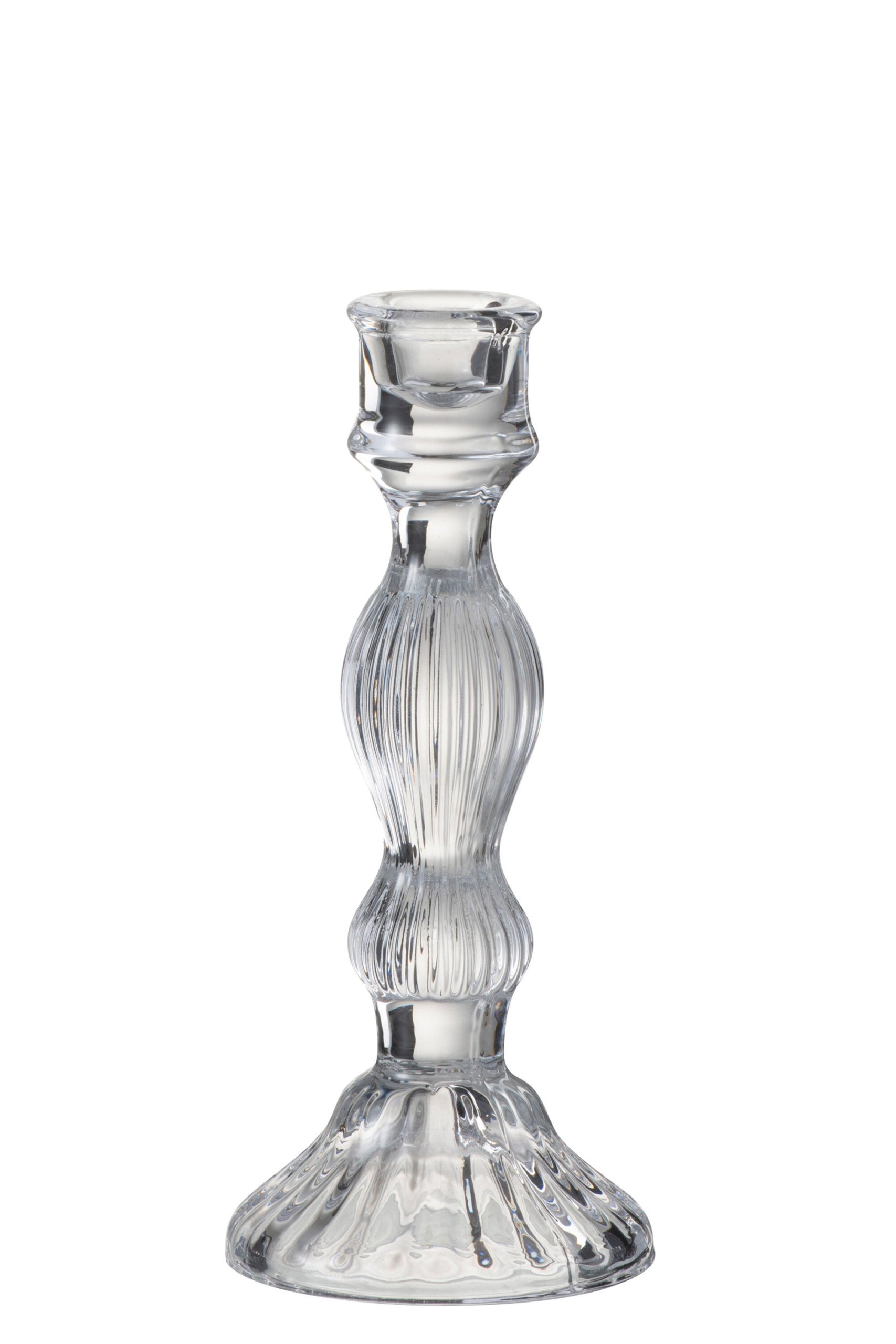 J-Line kandelaar Bol - glas - transparant - large