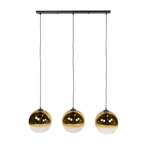 Giga Living Hanglamp Bubble Shaded – Goud Metaal – 115x30x150cm