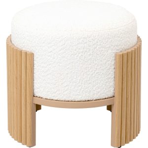 Kare Design Kruk Samu Ø43cm natuur