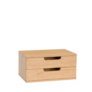 Hübsch nachtkastje AtHand – mdf/oak veneer – 30x20xh15cm Hübsch nachtkastje AtHand – mdf/oak veneer – 30x20xh15cm