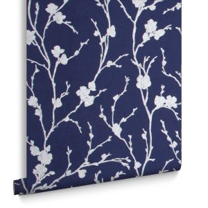 Graham & Brown Vliesbehang – Meiying Cobalt – 10mx53cm