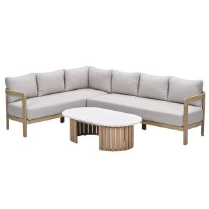 Garden Impressions Loungeset Sirocco 3-delig links – acacia – grey san