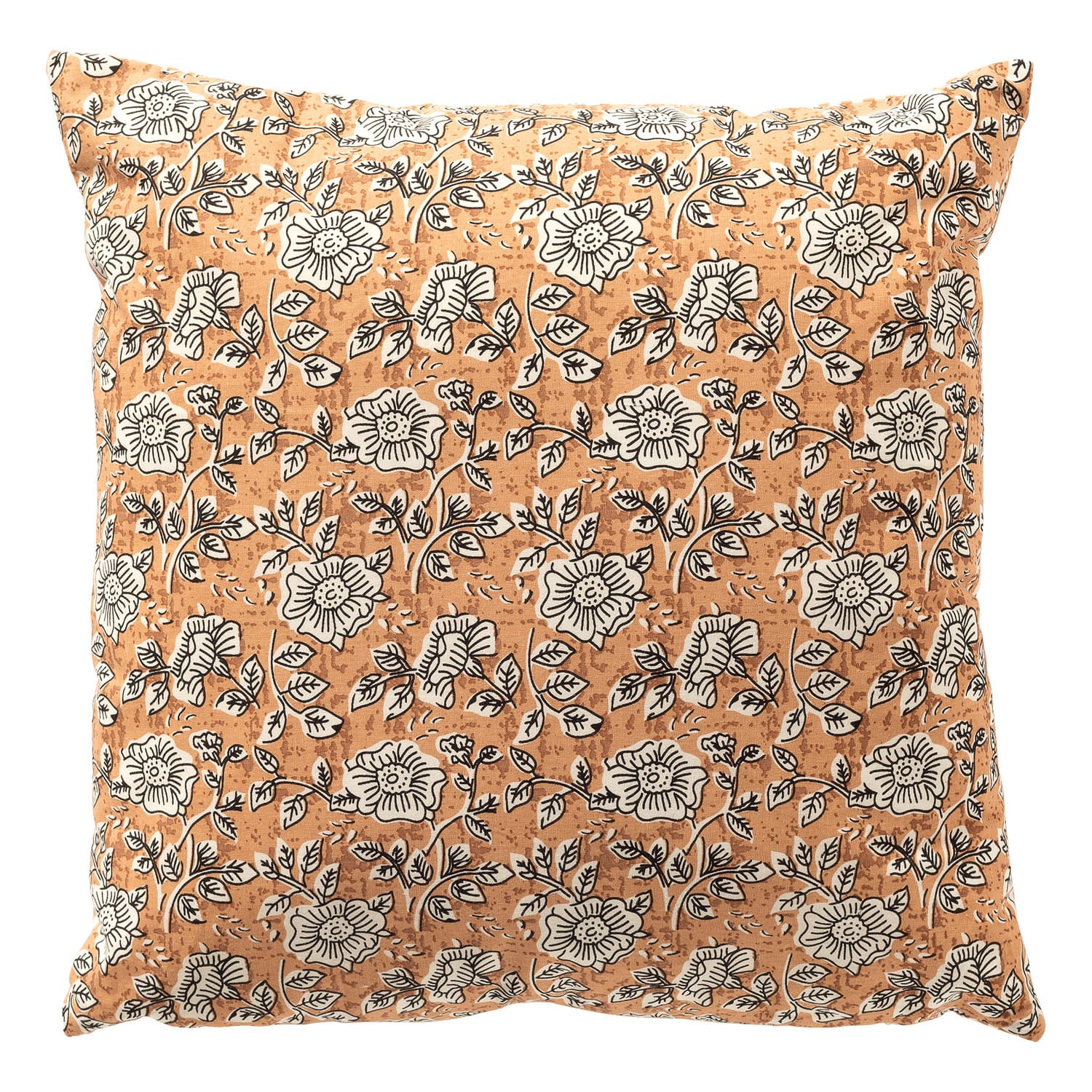 JULITA - sierkussen 45x45 cm - bloemenmotief - 100% katoen - Dusty Cor