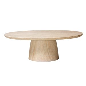 Giga Meubel Salontafel Myrna – Travertin Composiet – 120x60x39cm