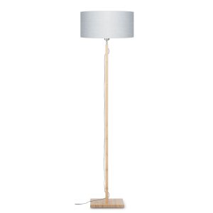 GOOD&MOJO vloerlamp Fuji – grijs – Ø47cm